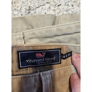 Derby Time! Vineyard Vines Mens Breaker Pants Khaki Tan Straight Leg Chino 38x32